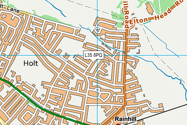 L35 8PQ map - OS VectorMap District (Ordnance Survey)