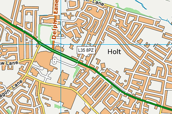 L35 8PZ map - OS VectorMap District (Ordnance Survey)