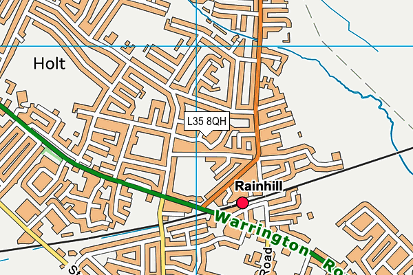 L35 8QH map - OS VectorMap District (Ordnance Survey)