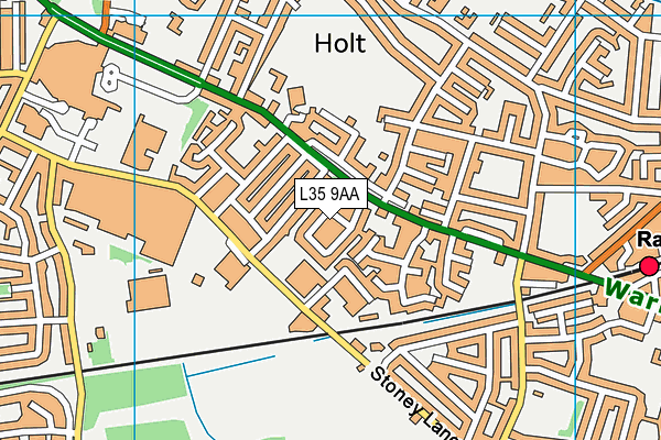 L35 9AA map - OS VectorMap District (Ordnance Survey)