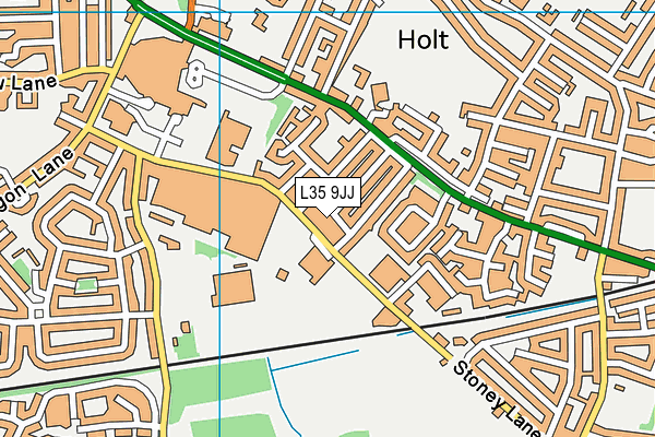 L35 9JJ map - OS VectorMap District (Ordnance Survey)