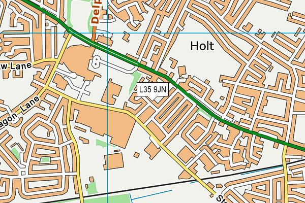 L35 9JN map - OS VectorMap District (Ordnance Survey)