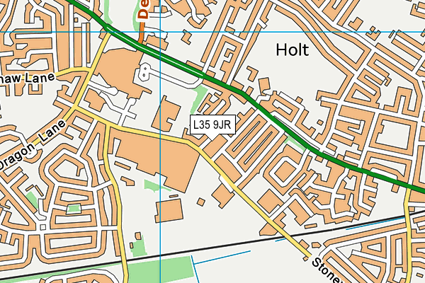 L35 9JR map - OS VectorMap District (Ordnance Survey)