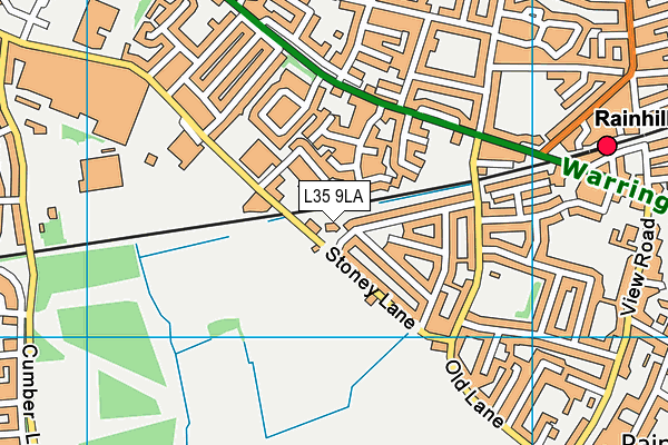 L35 9LA map - OS VectorMap District (Ordnance Survey)