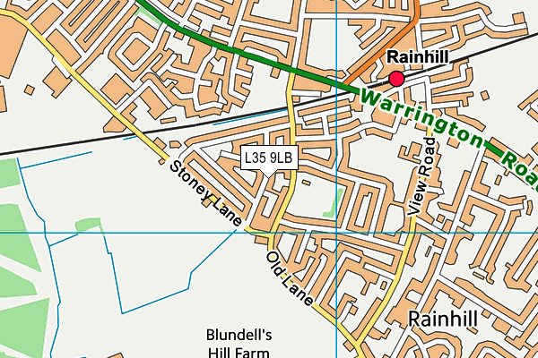 L35 9LB map - OS VectorMap District (Ordnance Survey)