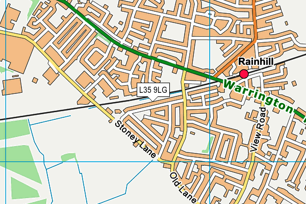 L35 9LG map - OS VectorMap District (Ordnance Survey)