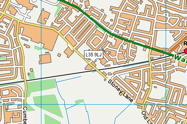 L35 9LJ map - OS VectorMap District (Ordnance Survey)