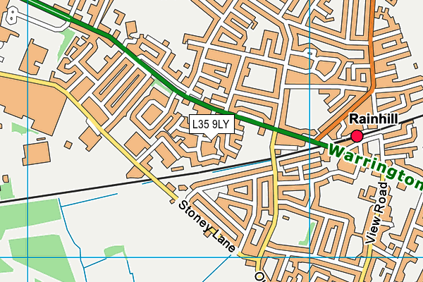 L35 9LY map - OS VectorMap District (Ordnance Survey)