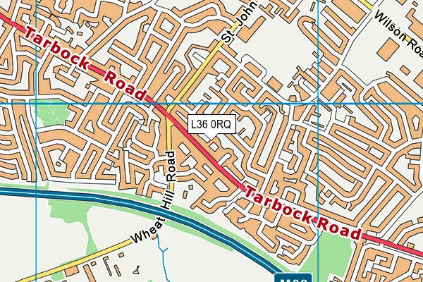 L36 0RQ map - OS VectorMap District (Ordnance Survey)