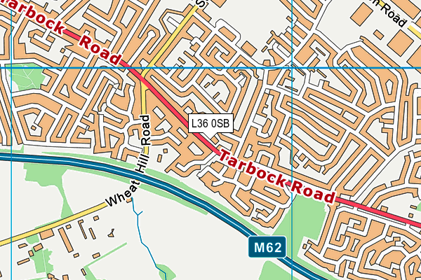 L36 0SB map - OS VectorMap District (Ordnance Survey)