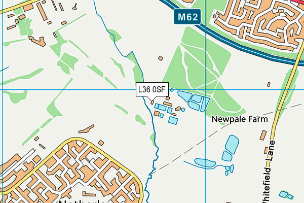 L36 0SF map - OS VectorMap District (Ordnance Survey)
