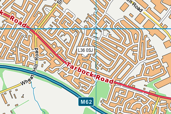 L36 0SJ map - OS VectorMap District (Ordnance Survey)