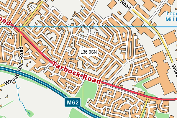 L36 0SN map - OS VectorMap District (Ordnance Survey)