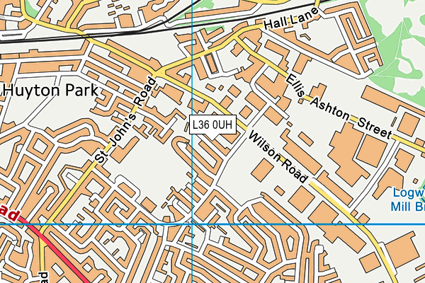 L36 0UH map - OS VectorMap District (Ordnance Survey)