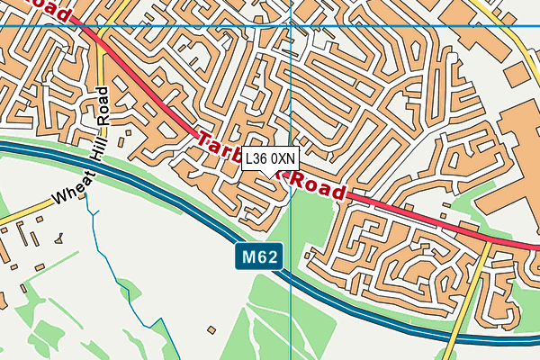 L36 0XN map - OS VectorMap District (Ordnance Survey)