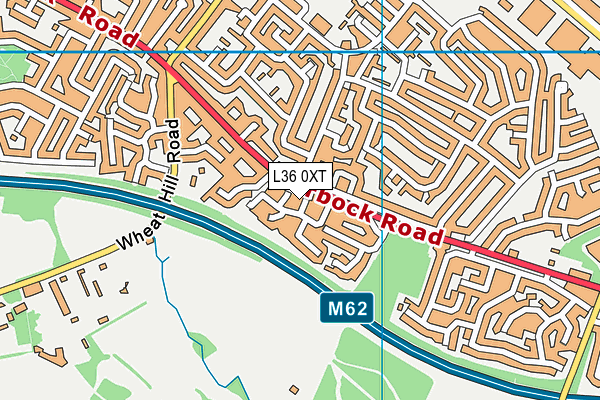 L36 0XT map - OS VectorMap District (Ordnance Survey)