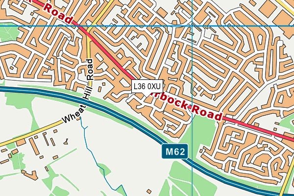 L36 0XU map - OS VectorMap District (Ordnance Survey)