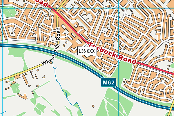 L36 0XX map - OS VectorMap District (Ordnance Survey)