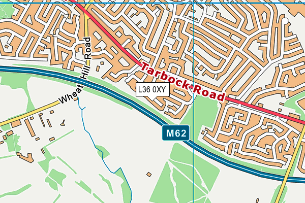 L36 0XY map - OS VectorMap District (Ordnance Survey)