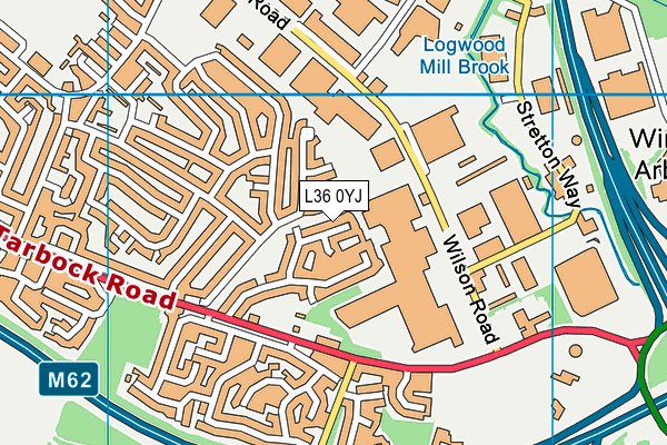 L36 0YJ map - OS VectorMap District (Ordnance Survey)