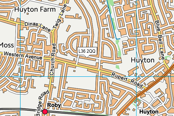 L36 2QQ map - OS VectorMap District (Ordnance Survey)