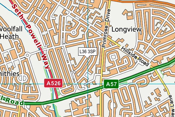 L36 3SP map - OS VectorMap District (Ordnance Survey)