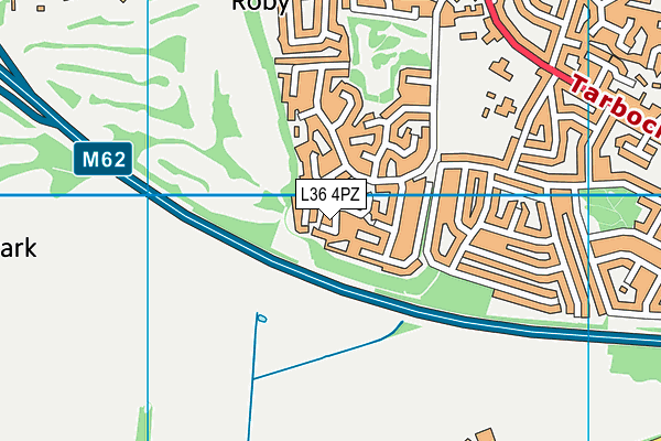 L36 4PZ map - OS VectorMap District (Ordnance Survey)