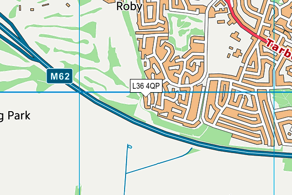 L36 4QP map - OS VectorMap District (Ordnance Survey)
