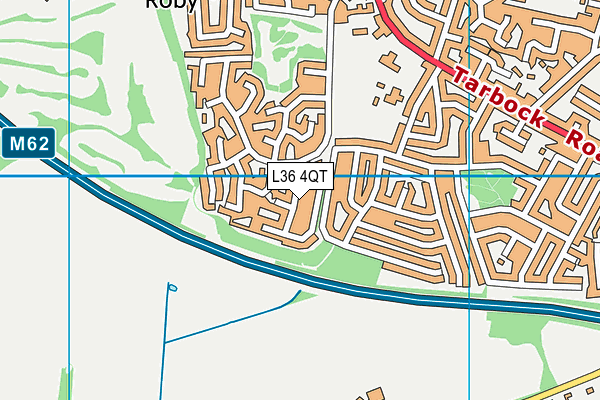 L36 4QT map - OS VectorMap District (Ordnance Survey)