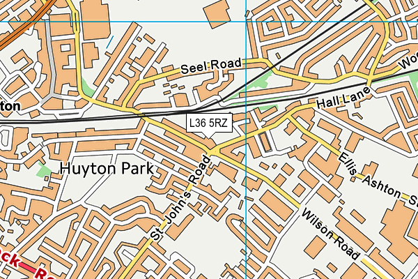 L36 5RZ map - OS VectorMap District (Ordnance Survey)