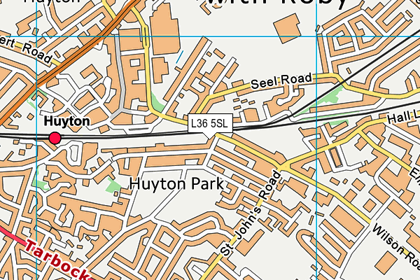 L36 5SL map - OS VectorMap District (Ordnance Survey)