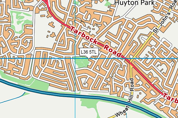 L36 5TL map - OS VectorMap District (Ordnance Survey)