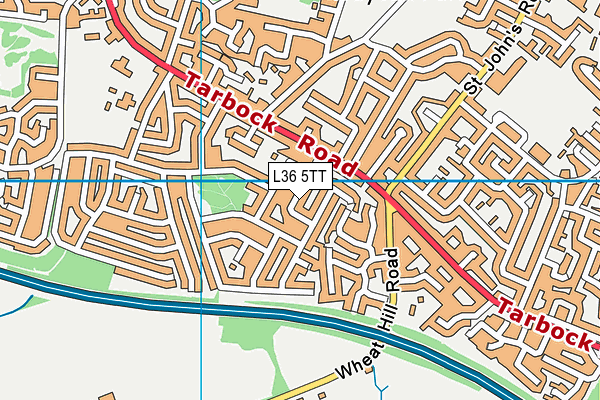 L36 5TT map - OS VectorMap District (Ordnance Survey)