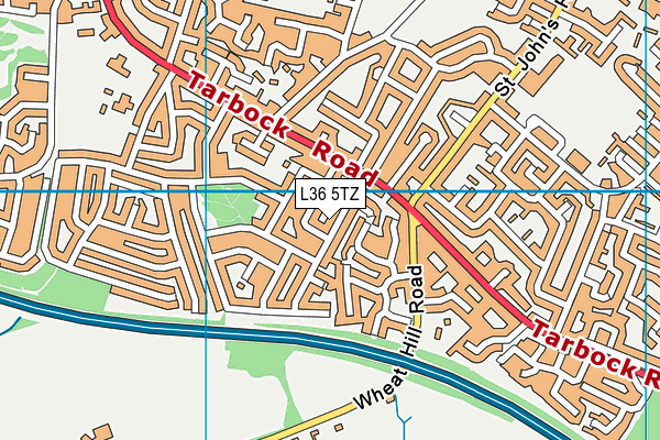 L36 5TZ map - OS VectorMap District (Ordnance Survey)