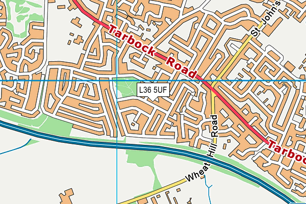 L36 5UF map - OS VectorMap District (Ordnance Survey)