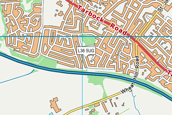 L36 5UG map - OS VectorMap District (Ordnance Survey)
