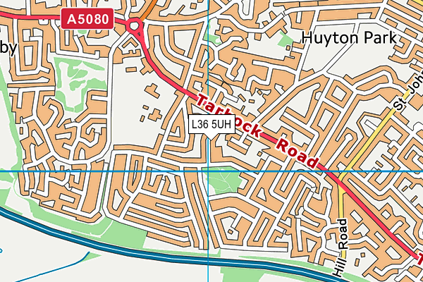 L36 5UH map - OS VectorMap District (Ordnance Survey)