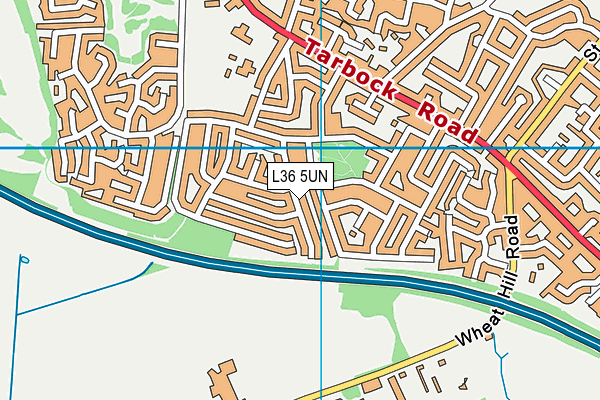 L36 5UN map - OS VectorMap District (Ordnance Survey)