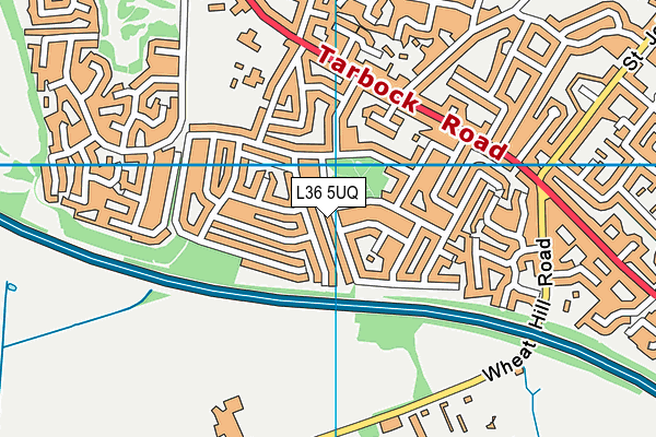 L36 5UQ map - OS VectorMap District (Ordnance Survey)