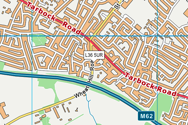 L36 5UR map - OS VectorMap District (Ordnance Survey)