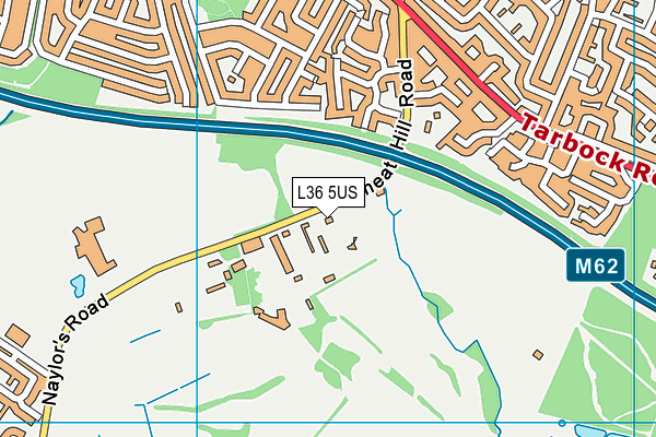 L36 5US map - OS VectorMap District (Ordnance Survey)