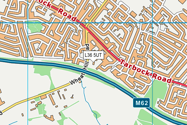 L36 5UT map - OS VectorMap District (Ordnance Survey)
