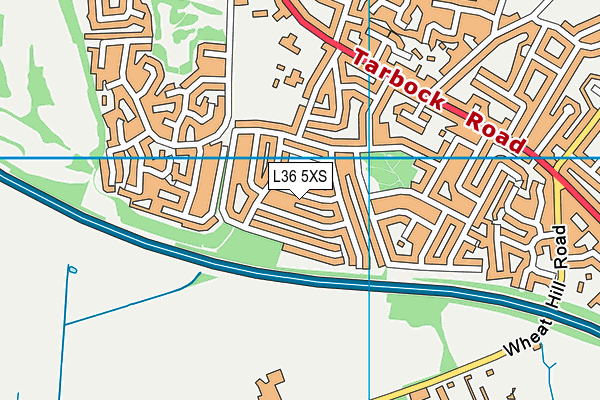 L36 5XS map - OS VectorMap District (Ordnance Survey)