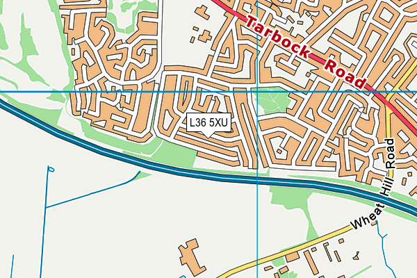 L36 5XU map - OS VectorMap District (Ordnance Survey)