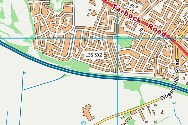 L36 5XZ map - OS VectorMap District (Ordnance Survey)