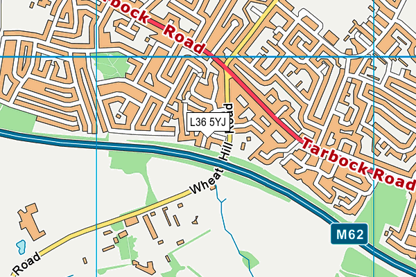 L36 5YJ map - OS VectorMap District (Ordnance Survey)