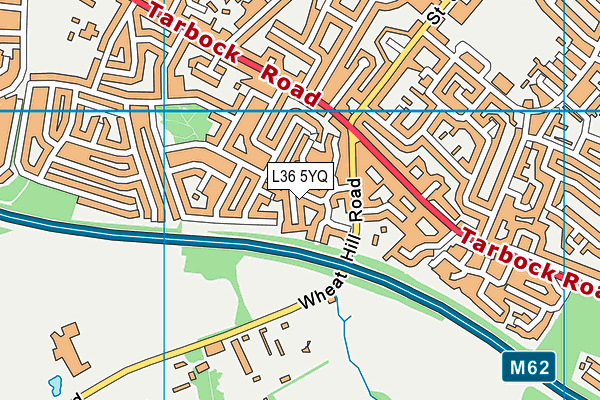 L36 5YQ map - OS VectorMap District (Ordnance Survey)