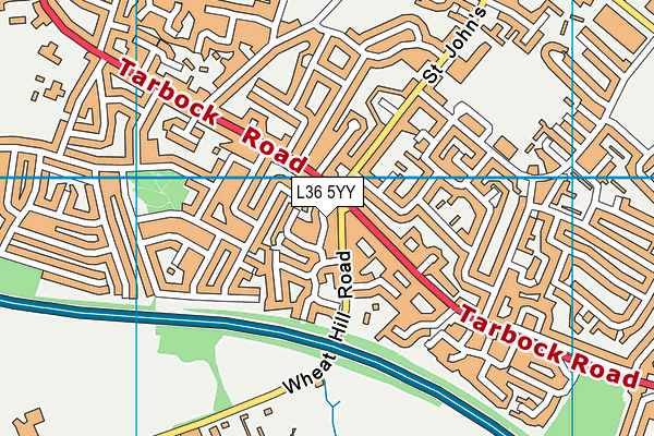 L36 5YY map - OS VectorMap District (Ordnance Survey)
