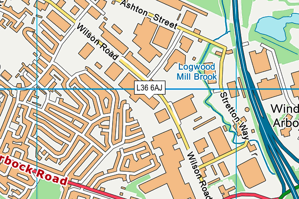 L36 6AJ map - OS VectorMap District (Ordnance Survey)