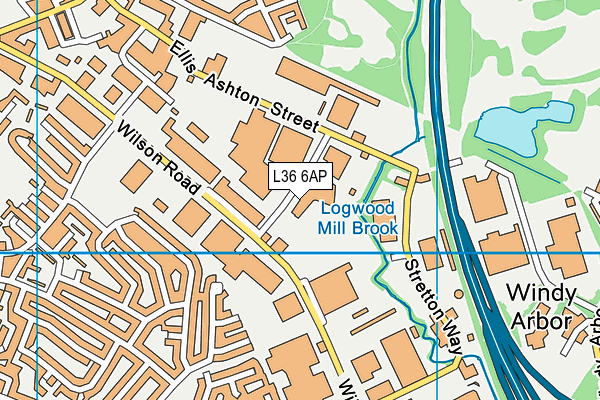 L36 6AP map - OS VectorMap District (Ordnance Survey)